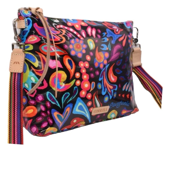 SOLD!!⭐️🌈Consuela Sophie Black Swirly Downtown Crossbody!🌈🌟 - Picture 10 of 14